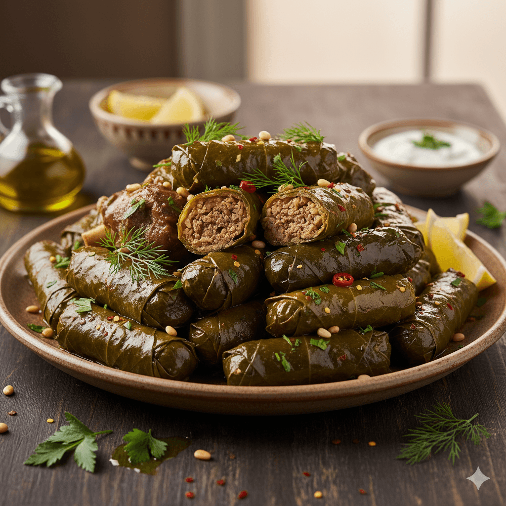 يبرق (ورق عنب باللحم)