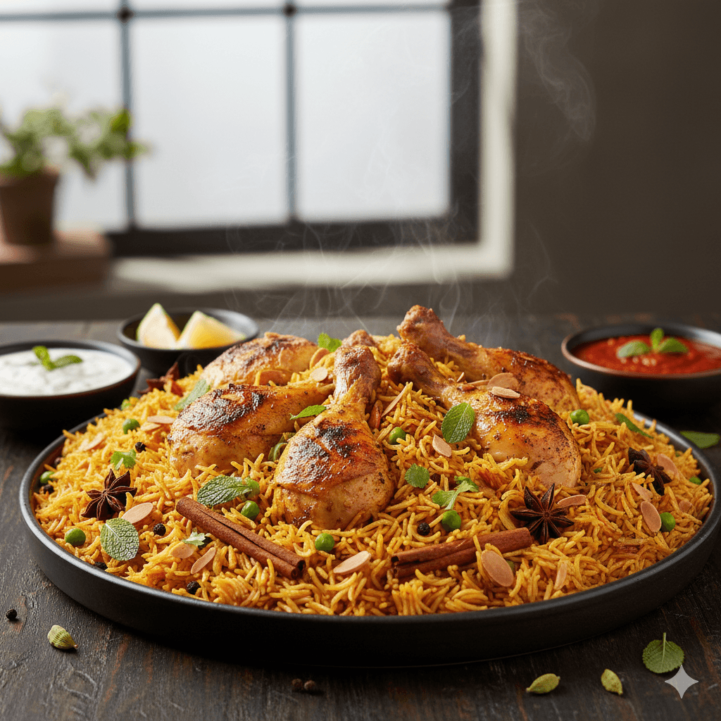 كبسة دجاج سورية