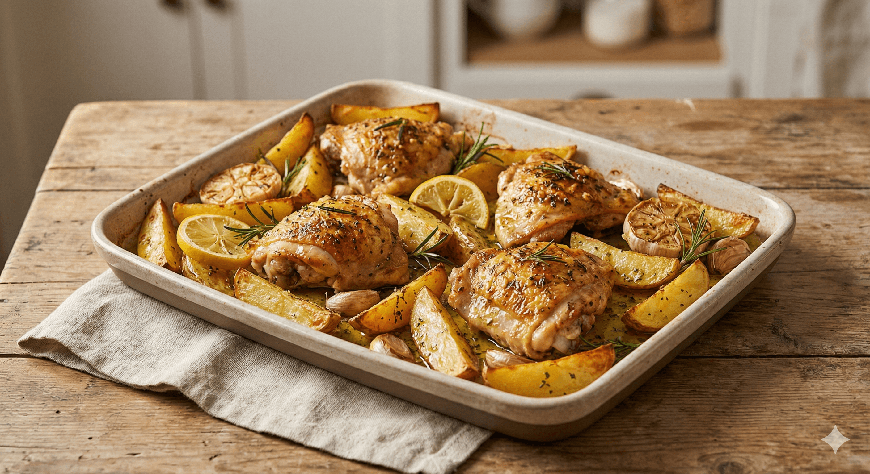 صينية بطاطا بالدجاج
