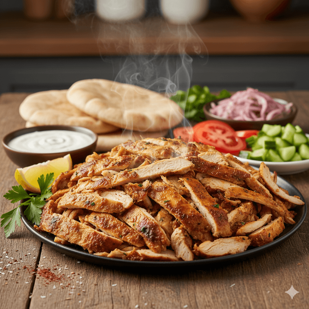 شاورما دجاج بيتي